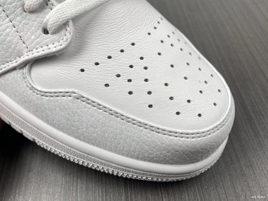 White Tumbled - 553558-130 1 Low Jordan Triple Leather 0321